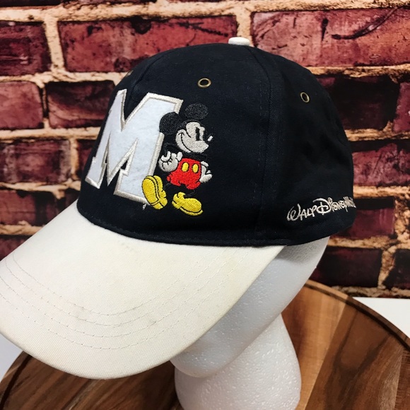 Mickey Mouse hat cap M Disney strap back giant M - Picture 3 of 8